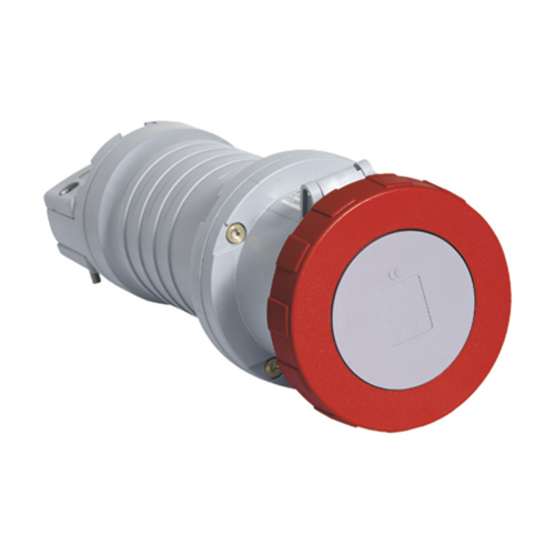 Розетка кабельная ABB 4125C6W прямая переносная с заземлением 3P+N+E 3 фазы 125 А 400 В IP67 с крышкой