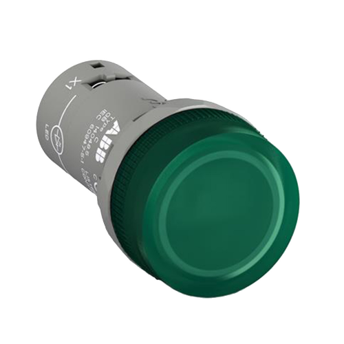 Лампа сигнальная ABB CL2-502G (1SFA619403R5022) 24 В тип AC/DС зеленая