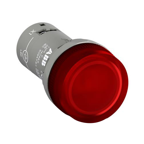 Лампа сигнальная ABB CL2-502R (1SFA619403R5021) 24 В тип AC/DС красная