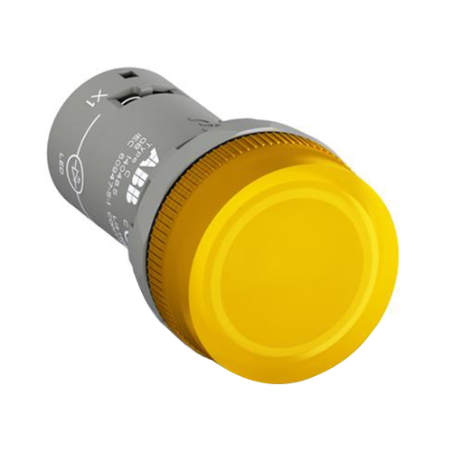 Лампа сигнальная ABB CL2-502Y (1SFA619403R5023) 24 В тип AC/DС желтая