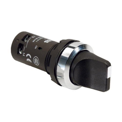 Переключатель ABB C2SS1-30B-11 (1SFA619200R3076) 45 градусов 220 В 1НО+1НЗ черный с фиксацией