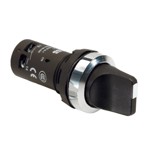 Переключатель ABB C2SS2-30B-11 (1SFA619201R3076) 90 градусов 220 В 1НО+1НЗ черный с фиксацией