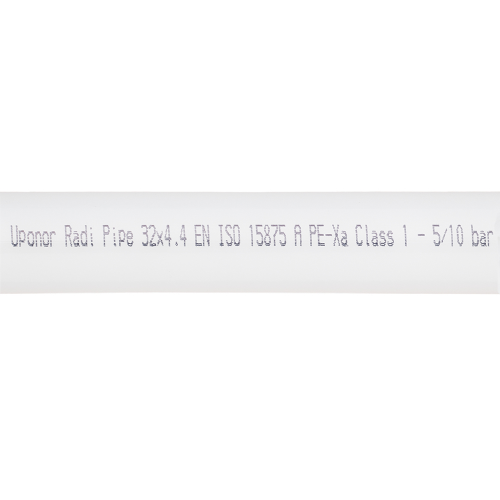 Труба из сшитого полиэтилена PE-Xa Uponor Radi Pipe 32 х 4,4 мм PN10 белая