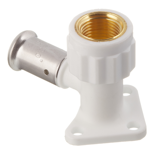 Водорозетка Henco (2PKW-1604) 16(пресс) х 1/2 ВР(г) PVDF белая
