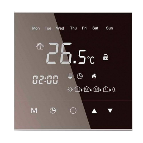 Терморегулятор электронный сенсорный для теплого пола СТН WARMLIFE черный