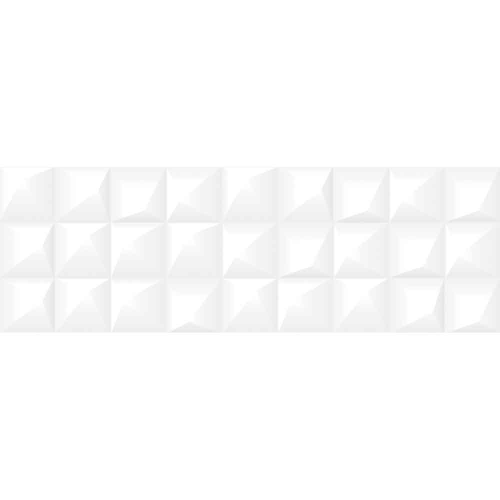 Плитка облицовочная Cersanit Gradient рельеф белая 598x198x9 мм (9 шт.=1,06 кв.м)