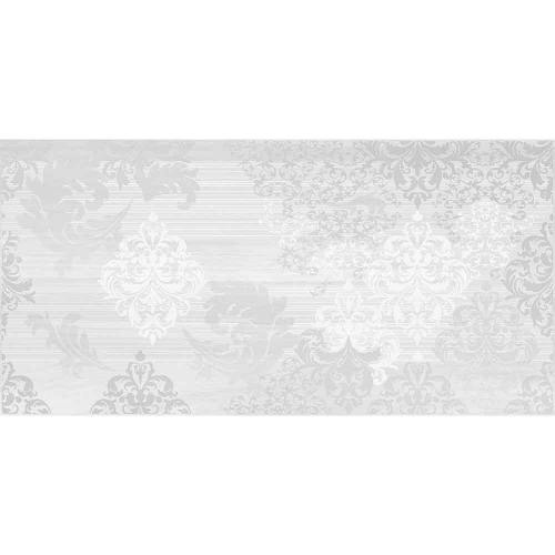 Плитка декор Cersanit Grey Shades узор белая 598x298x9 мм