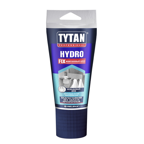 Клей монтажный акриловый Tytan Professional Hydro Fix прозрачный 150 мл туба