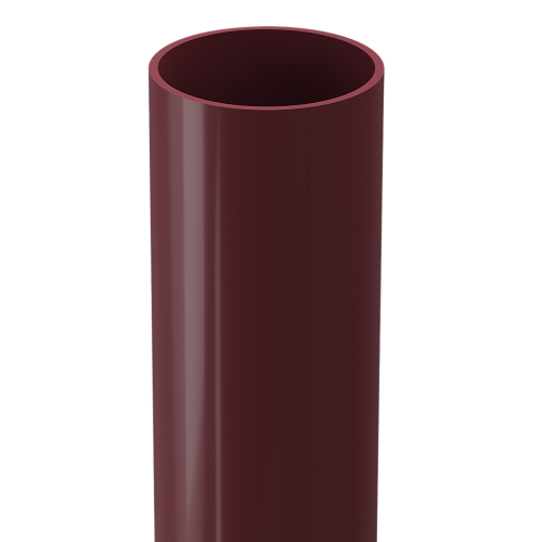 Труба водосточная пластиковая Docke Standard d80 мм 3 м красный RAL 3005