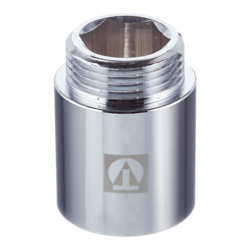 Удлинитель VALTEC (VTr.198.C.0640) 40 мм х 1 ВР(г) х 1 НР(ш) хром латунный