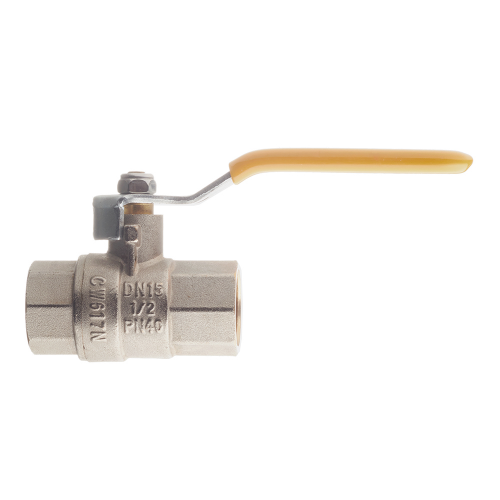 Кран шаровой газовый VALTEC (VT.271.N.04) 1/2 ВР(г) х 1/2 ВР(г) ручка