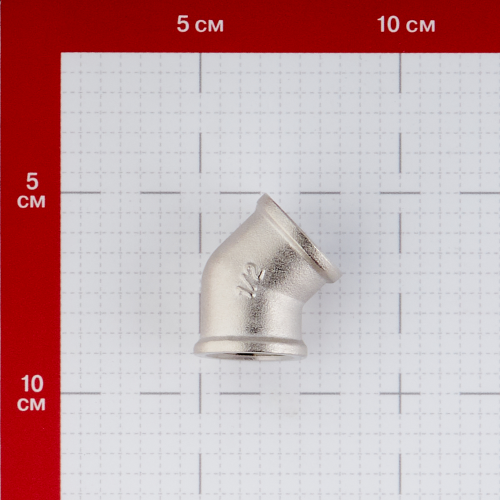Угол VALTEC (VTr.091.N.0004) 1/2 ВР(г) х 1/2 ВР(г) х 45° латунный