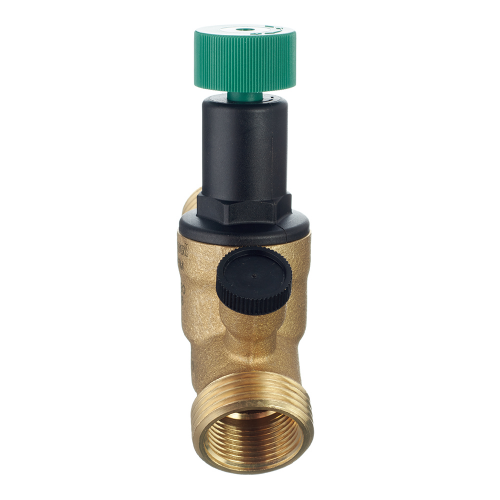 Редуктор давления Braukmann D04FM-3/4A 1 НР(ш) х 3/4 РВ(г) мембранный с отверстием под манометр