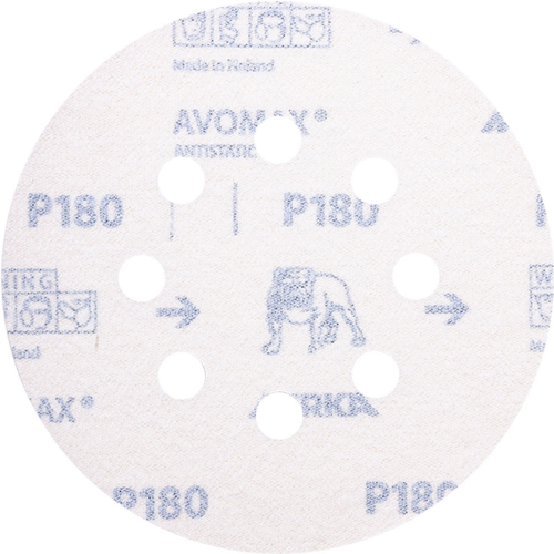 Диск шлифовальный Mirka Antistatic d125 мм P180 на липучку бумажная основа (5 шт.)