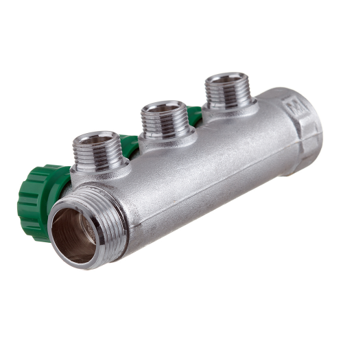 Коллектор Far (FK 3822 112) 1 ВР(г) х 3 выхода 1/2 НР(ш) ЕК х 1 НР(ш) регулируeмый