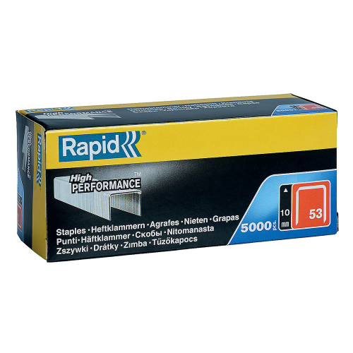 Скобы для степлера Rapid (11858810) тип 53 10 мм стальной (5000 шт.)
