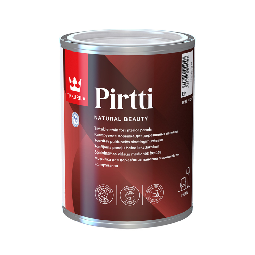 Морилка Tikkurila Pirtti декоративный для дерева бесцветный 0,9 л
