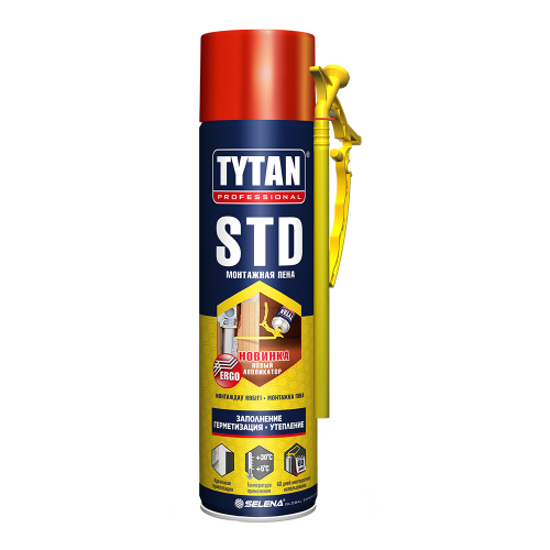 Пена монтажная бытовая Tytan Professional STD Эрго летняя 500 мл