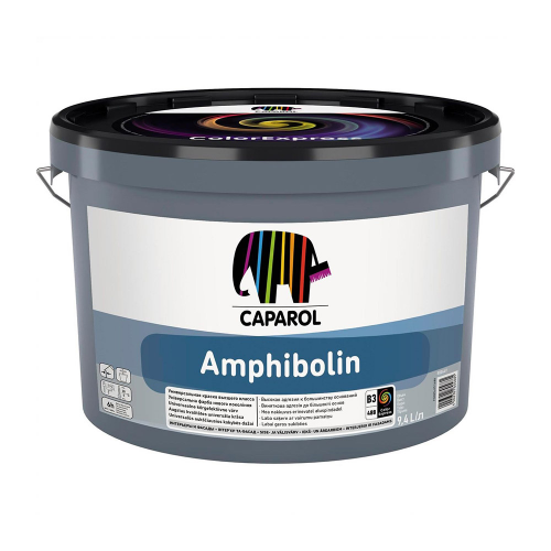 Краска водно-дисперсионная для фасадов и интерьеров Caparol Amphibolin бесцветная база 3 9,4 л