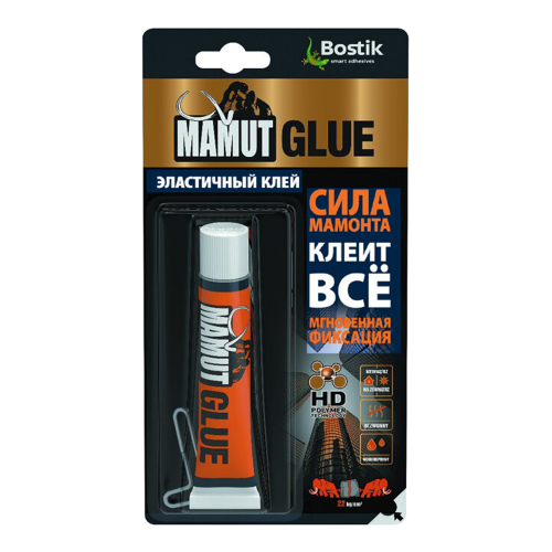 Клей монтажный гибридный туба Bostik Mamut Glue белый 25 мл