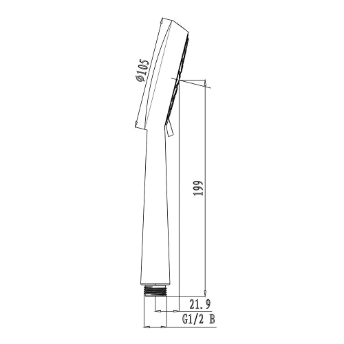 Лейка для душа LEMARK LM0913C d103 мм F3