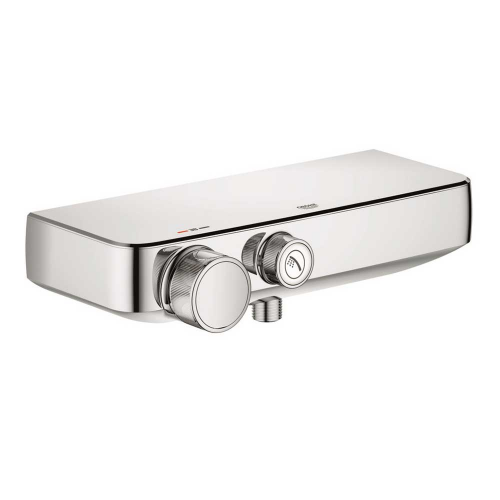 Смеситель для душа без излива GROHE Grohtherm SmartControl 34719000 с полочкой с термостатом без лейки
