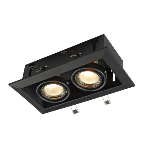 Светильник встраиваемый GU10 100 Вт 245х126х78 мм матовый IP20 MAYTONI Metal Modern (DL008-2-02-B)