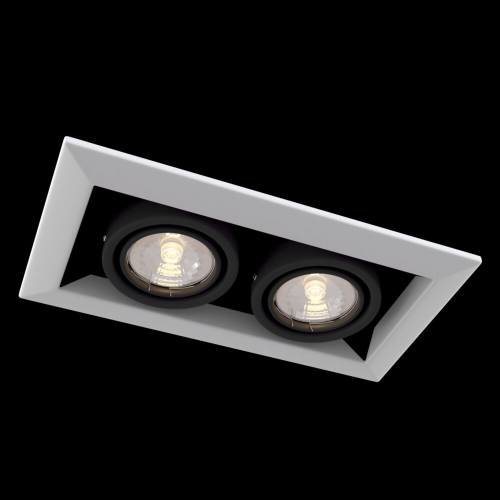 Светильник встраиваемый GU10 100 Вт 245х126х78 мм матовый IP20 MAYTONI Metal Modern (DL008-2-02-W)