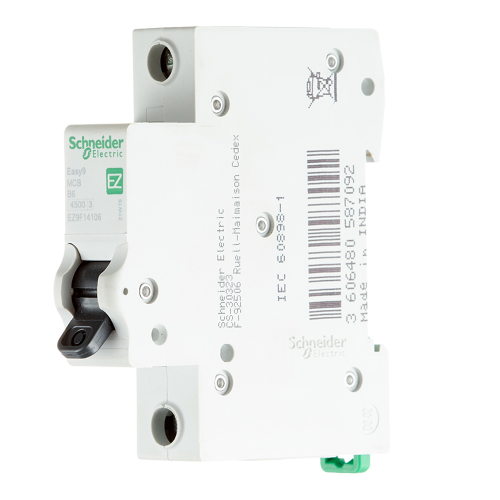 Автоматический выключатель Schneider Electric Easy9 (EZ9F14106) 1P 6А тип B 4,5 кА 220 В на DIN-рейку