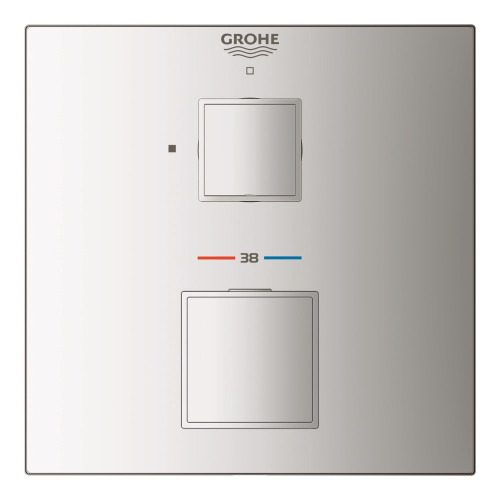 Смеситель для душа GROHE Grohtherm Cube 24153000 без встраиваемого механизма в комплекте с термостатом