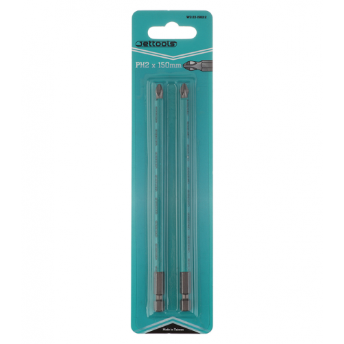 Бита Jettools (W2-22-1502-2) PH2 магнитная 150 мм (2 шт.)