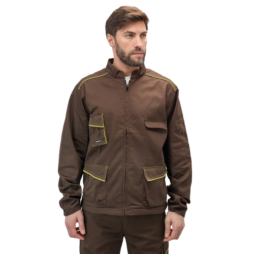Куртка рабочая Delta Plus Panostyle (M6VESMAXG) 56-58 рост 180-188 см цвет коричневый/зеленый