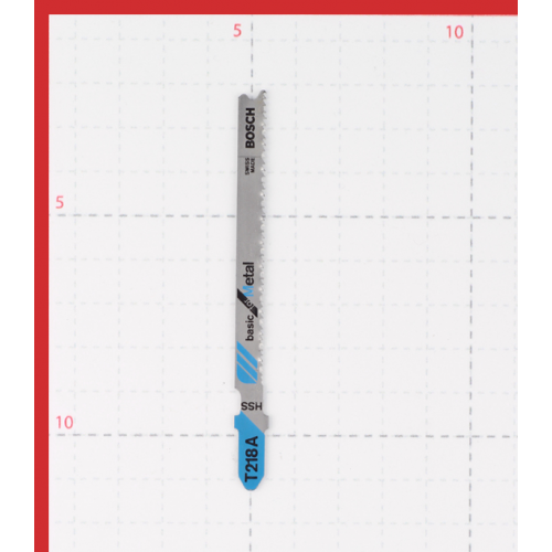 Пилки для лобзика Bosch T218A (2608631032) по металлу L67 мм криволинейный рез (5 шт.)