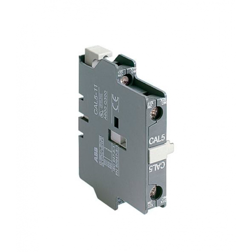 Блок контактный дополнительный ABB CAL5X-11 (1SBN019020R1011) боковой 220 В 3 А для контакторов типа AX