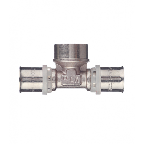 Тройник VALTEC (VTm.232.N.200520) 20(пресс) х 3/4 ВР(г) х 20(пресс)