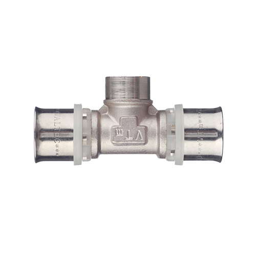 Тройник VALTEC (VTm.232.N.260426) 26(пресс) х 1/2 ВР(г) х 26(пресс)