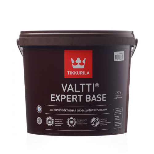 Антисептик Tikkurila Valtti Expert Base грунтовочный для дерева бесцветный 2,7 л