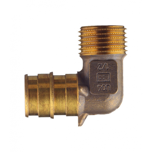 Угол Uponor (1023020) 20 мм х 1/2 НР(ш) латунный