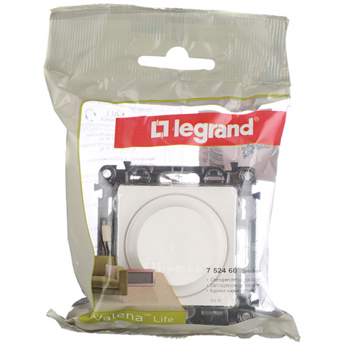 Диммер Legrand Valena LIFE 752460 скрытая установка белый