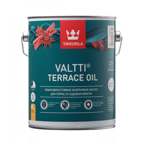 Масло Tikkurila Valtti Terrace Oil для террас основа EC 2,7 л