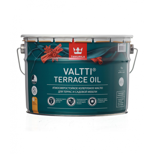 Масло Tikkurila Valtti Terrace Oil для террас основа EC 9 л