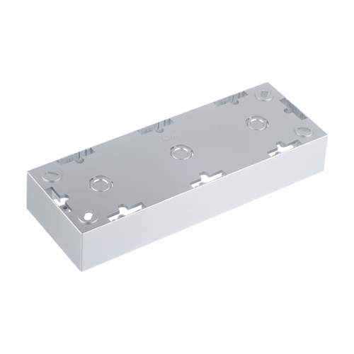 Коробка монтажная Simon 15 1590753-033 трехместная открытая установка алюминий