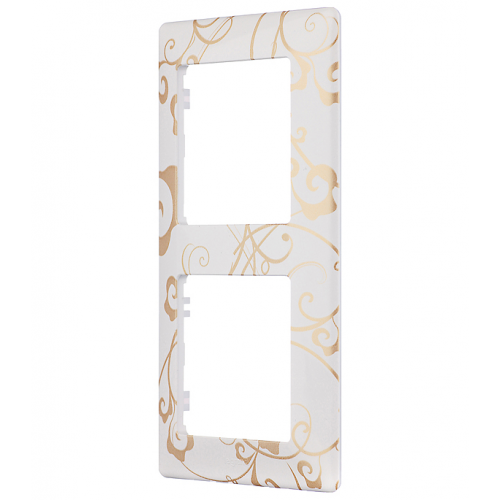 Рамка Legrand Valena LIFE 754102 двухместная универсальная ампир белый