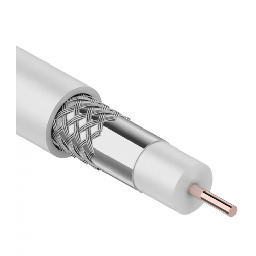 Кабель коаксиальный телевизионный RG-6U 1x0,75 мм2 экранированный Proconnect (100 м)