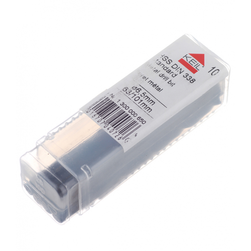 Сверло по металлу Keil (300 000 650) 6,5х101 мм HSS (10 шт.)