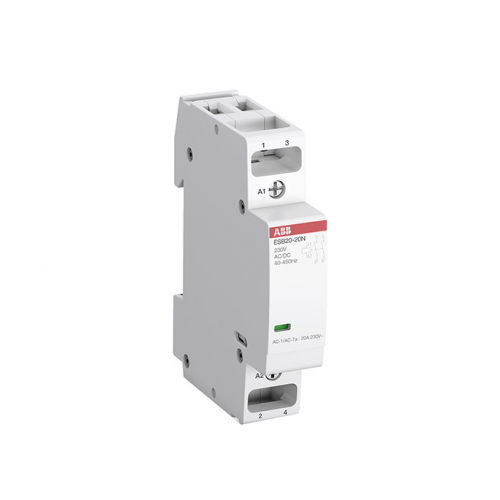 Контактор модульный ABB ESB (1SBE121111R0620) 220 В 20 А тип AC/DС 2НО