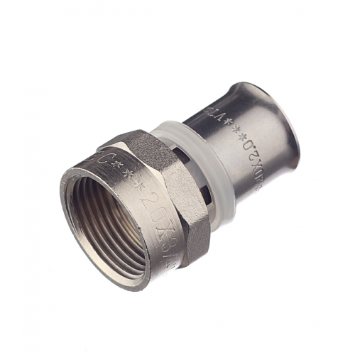 Соединитель прямой VALTEC (VTm.202.N.002005) 20(пресс) х 3/4 ВР(г)