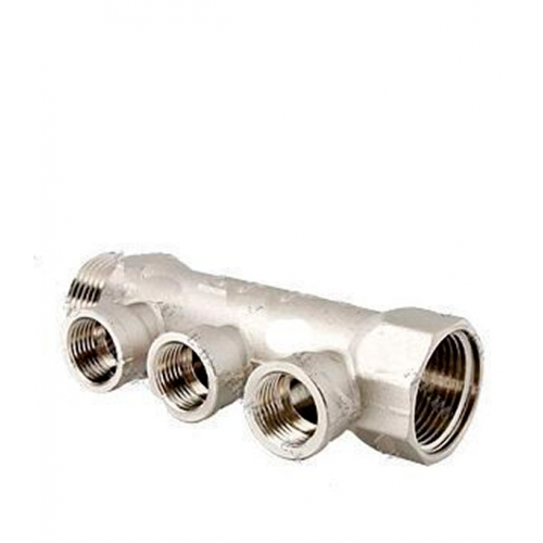 Коллектор VALTEC (VTc.550.N.0603) 1 ВР(г) х 3 выхода 1/2 ВР(г) х 1 НР(ш)