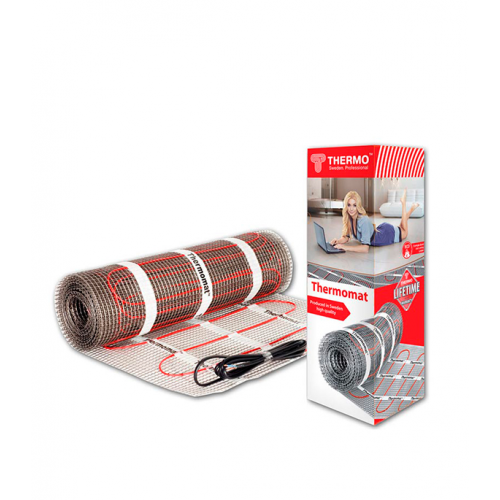 Теплый пол нагревательный мат Thermo Thermomat 0,5 кв.м 180 (90) Вт
