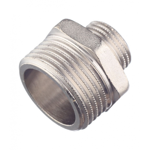 Ниппель переходной Stout (SFT-0004-000112) 1 НР(ш) х 1/2 НР(ш) латунный